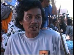 Hospital scenes, shelter, damage, Mount Merapi News Clip