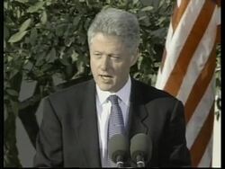 USA: COLOMBIAN PRESIDENT PASTRANA/BILL CLINTON PRESS CONFERENCE News Clip