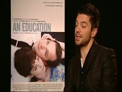 59th Berlin Film Festival: An Education Interviews Stock Footage