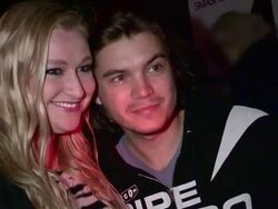 Emile Hirsch greets fans at Nylon Smashbox Party i Stock Footage