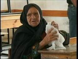 Gazans flee Israeli shelling, now living in classroom in refugee camp News Clip