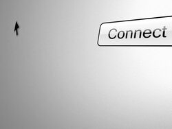 Connect Button Click Stock Footage