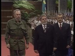 Lula on official visit, meets Castro Instructional Video