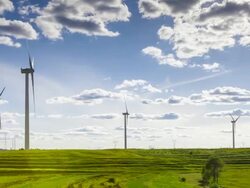 Wind Turbines Stock Footage