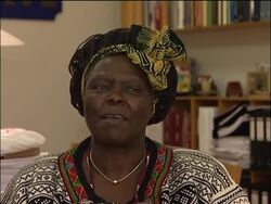 Interview with fmr Nobel Peace Prize winner Wangari Maathai News Clip