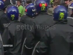 Police Removing Anti-Poll Tax Protester News Clip