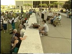 Israel, Arab Unity Rally Stock Footage