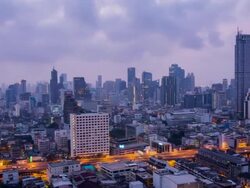 Bangkok dawn - Timelapse Video Stock Footage