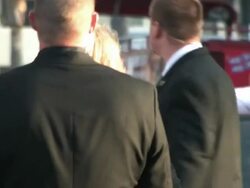 Scarlett Johansson at the Iron Man 2 Premiere at El Captain Theater in Hollywood at the Celebrity Sightings in Los Angeles at Los Angeles CA. (Footage by WireImage Video/GettyImages) Stock Footage