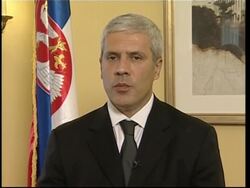 Serbian President comments on fugitive Serbian general Mlladic News Clip