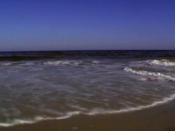 Ocean waves on the beach Stock Footage