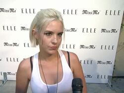 INTERVIEW: Brea Grant  on coming out tonight at Elle Magazine And Sarah Hyland Hosts Songbirds' Miss Me Album Release Party Stock Footage