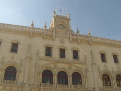 MS Rossio Train Station / Lisbon, Portugal Stock Footage