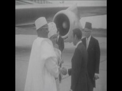 SYND 07/11/67 PRESIDENT DIORI OF NIGER VISITS KING HASSAN OF MOROCCO Instructional Video
