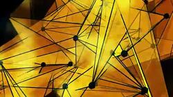 HD : Abstract molecule structure, 3d Animation Loop-able. Stock Footage