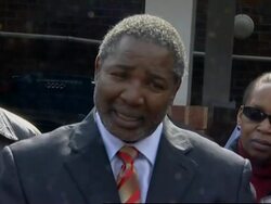 Security minister visits immigrants; comments on xenophobia News Clip