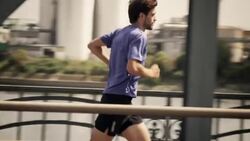 Urban runner Stock Footage