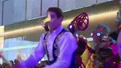 CLEAN : Performers take part in a Chinese New Year parade in Hong Kong News Clip