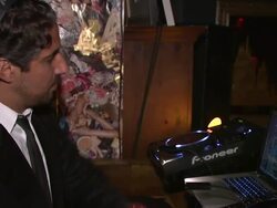 ATMOSPHERE: DJ at H&M Hosts Private Concert With Lana Del Rey Stock Footage