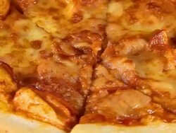 Pepperoni pizza Stock Footage