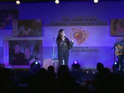 PERFORMANCE: Sara Evans at 18th Annual Larry King Cardiac Foundation Gala Stock Footage