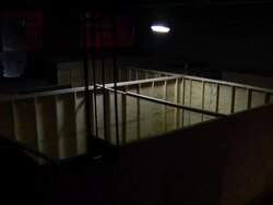 HD: Soundstage for film sets Stock Footage