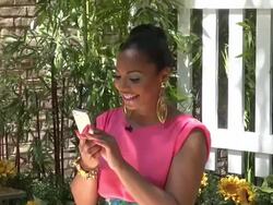 Ashanti at the 'LIVE! With Kelly' studio in New York, NY, on 06/28/12 (Getty Images Entertainment Video) Stock Footage