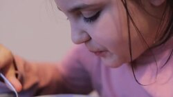 little girl Stock Footage