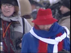 Auschwitz survivor on 60th anniversary ceremonies News Clip