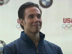 Apolo Anton Ohno at the BMW Group & The United States Olympic Committee Announce New Partnership  Stock Footage