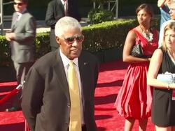 Julius Erving at the ESPN's 2010 ESPYs at Los Angeles CA. (Footage by WireImage Video/GettyImages) Stock Footage