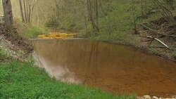 Polluted stream in rural Kentucky News Clip