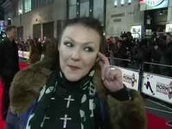 Frances Barber at The Book of Mormon Premiere News Clip