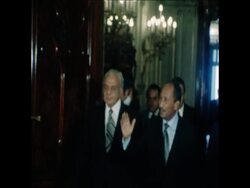 SYND 10 5 78 PRESIDENT SADAT PRESIDES OVER NEW CABINET IN ALEXANDRIA News Clip