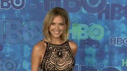 Arielle Kebbel at the HBO's Post Emmy Awards Reception - Arrivals Stock Footage