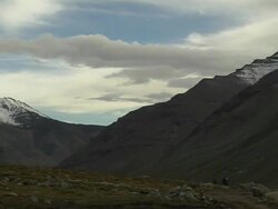 Pan Left Himalayan Mountains Lhasa Tibet China  Stock Footage