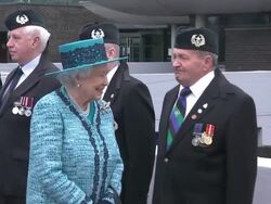 The Queen has formally named the Royal Navy's biggest ship... News Clip