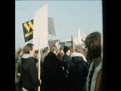 SYND 12/12/1970 NDP RALLY NEAR BONN PROTESTING THE TREATY WITH POLAND News Clip
