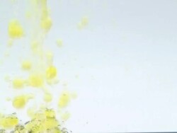 Oil drops in the water Stock Footage