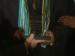 Paul Williams, Quincy Jones, Sidney Poitier at 25th ASCAP Rhythm & Soul Music Awards on 6/29/12 in Los Angeles, CA Stock Footage