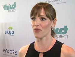 INTERVIEW - Jennifer Garner on how she got involved with The Thirst Project at 5th Annual Thirst Gala Hosted By Jennifer Garner Honoring Follett Stock Footage