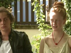 INTERVIEW: India Salvor Menuez on her experience on set and Felix Armand on being different from his character at Something In The Air (Apres Mai) Interviews: 69th Venice Film Festival on September 04, 2012 in Venice, Italy (Footage by WireImage Video/Gett Stock Footage