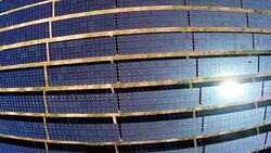 HD:Aerial view of Solar Farm. Stock Footage