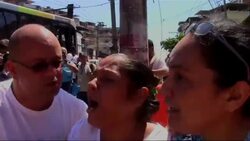 Favela residents protest against recent violence Instructional Video