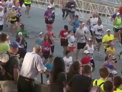 Bank of America Chicago Marathon, October 9, 2011 Stock Footage