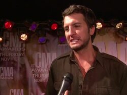 INTERVIEW: Luke Bryan on country singer etiquette at 46th Annual CMA Awards Nominations Stock Footage
