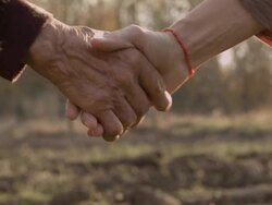 Hand of Care Stock Footage