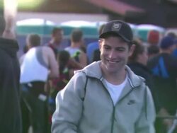 Max Greenfield at Nautica Malibu Triathlon Presented by Equinox on 9/8/13 in Malibu, CA. Stock Footage