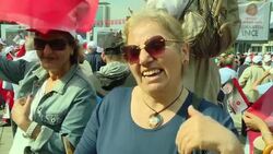 Presidential candidate Ince addresses supporters at rally in Ankara News Clip