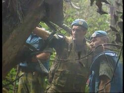 F Yugoslavia - US Negotiators Die In APC Plunge News Clip